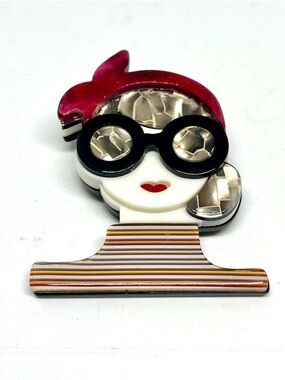 Vintage Inspired Lady Lapel Pin NWOT